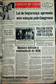 Página do jornal Correio do Ceará de novembro de 1978