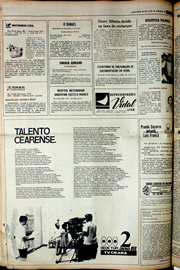 Página do jornal Correio do Ceará de novembro de 1978