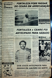 Página do jornal Correio do Ceará de novembro de 1978