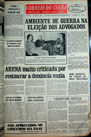 Página do jornal Correio do Ceará de novembro de 1978