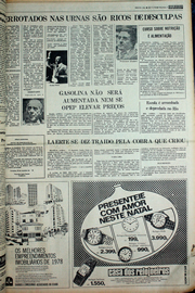 Página do jornal Correio do Ceará de novembro de 1978