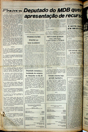 Página do jornal Correio do Ceará de novembro de 1978