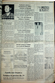 Página do jornal Correio do Ceará de novembro de 1978