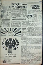 Página do jornal Correio do Ceará de dezembro de 1978