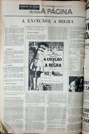 Página do jornal Correio do Ceará de dezembro de 1978