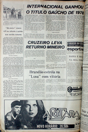 Página do jornal Correio do Ceará de dezembro de 1978