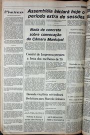 Página do jornal Correio do Ceará de dezembro de 1978