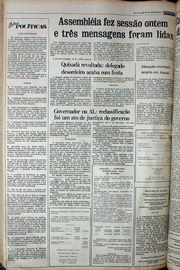 Página do jornal Correio do Ceará de dezembro de 1978