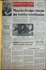 Página do jornal Correio do Ceará de janeiro de 1979