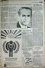Página do jornal Correio do Ceará de janeiro de 1979