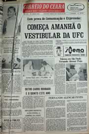 Página do jornal Correio do Ceará de janeiro de 1979