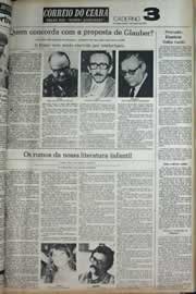 Página do jornal Correio do Ceará de janeiro de 1979