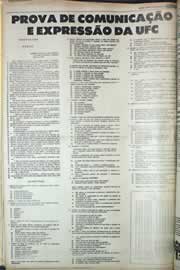 Página do jornal Correio do Ceará de janeiro de 1979