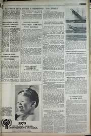 Página do jornal Correio do Ceará de janeiro de 1979