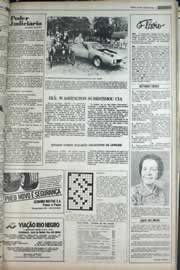 Página do jornal Correio do Ceará de janeiro de 1979