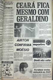 Página do jornal Correio do Ceará de janeiro de 1979