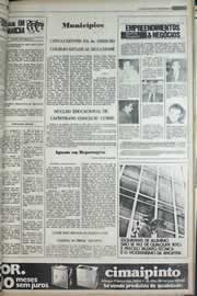 Página do jornal Correio do Ceará de janeiro de 1979
