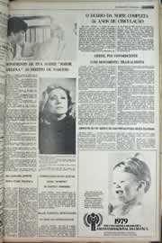 Página do jornal Correio do Ceará de janeiro de 1979