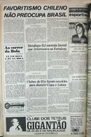 Página do jornal Correio do Ceará de janeiro de 1979