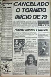 Página do jornal Correio do Ceará de janeiro de 1979