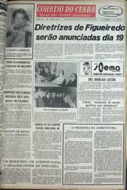 Página do jornal Correio do Ceará de janeiro de 1979