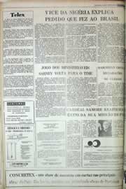 Página do jornal Correio do Ceará de janeiro de 1979