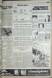 Página do jornal Correio do Ceará de janeiro de 1979