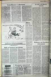 Página do jornal Correio do Ceará de janeiro de 1979