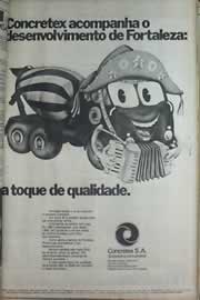 Página do jornal Correio do Ceará de janeiro de 1979
