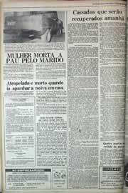 Página do jornal Correio do Ceará de janeiro de 1979