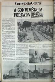Página do jornal Correio do Ceará de janeiro de 1979