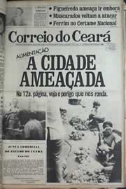 Página do jornal Correio do Ceará de janeiro de 1979
