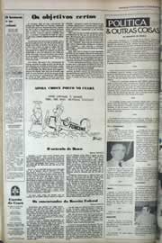 Página do jornal Correio do Ceará de janeiro de 1979