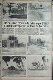 Página do jornal Correio do Ceará de janeiro de 1979
