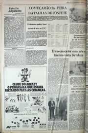 Página do jornal Correio do Ceará de janeiro de 1979