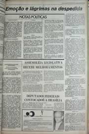 Página do jornal Correio do Ceará de janeiro de 1979