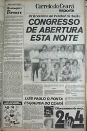 Página do jornal Correio do Ceará de janeiro de 1979