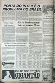 Página do jornal Correio do Ceará de janeiro de 1979