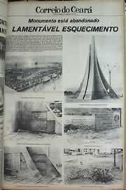 Página do jornal Correio do Ceará de janeiro de 1979