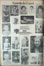 Página do jornal Correio do Ceará de janeiro de 1979