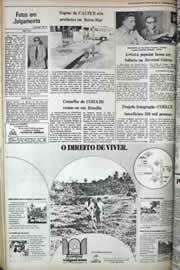 Página do jornal Correio do Ceará de janeiro de 1979