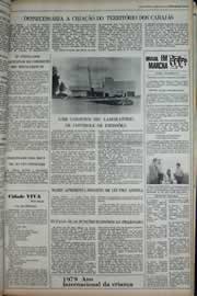 Página do jornal Correio do Ceará de janeiro de 1979