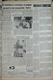 Página do jornal Correio do Ceará de janeiro de 1979