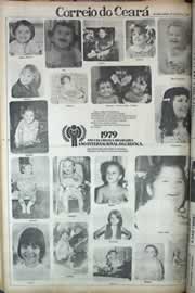 Página do jornal Correio do Ceará de janeiro de 1979
