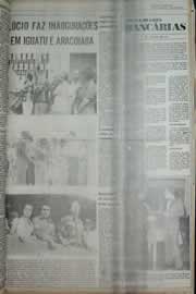Página do jornal Correio do Ceará de janeiro de 1979