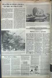 Página do jornal Correio do Ceará de janeiro de 1979