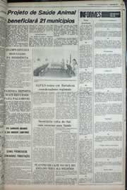 Página do jornal Correio do Ceará de janeiro de 1979