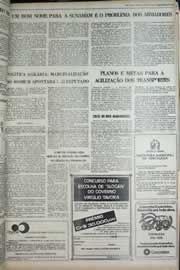 Página do jornal Correio do Ceará de janeiro de 1979