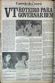 Página do jornal Correio do Ceará de janeiro de 1979
