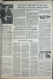 Página do jornal Correio do Ceará de janeiro de 1979
